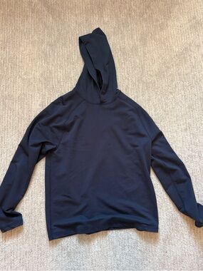J. Crew Men's Dark Navy Pullover Hoodie men’s small